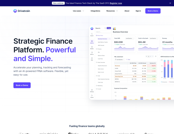 Drivetrain Webflow Development