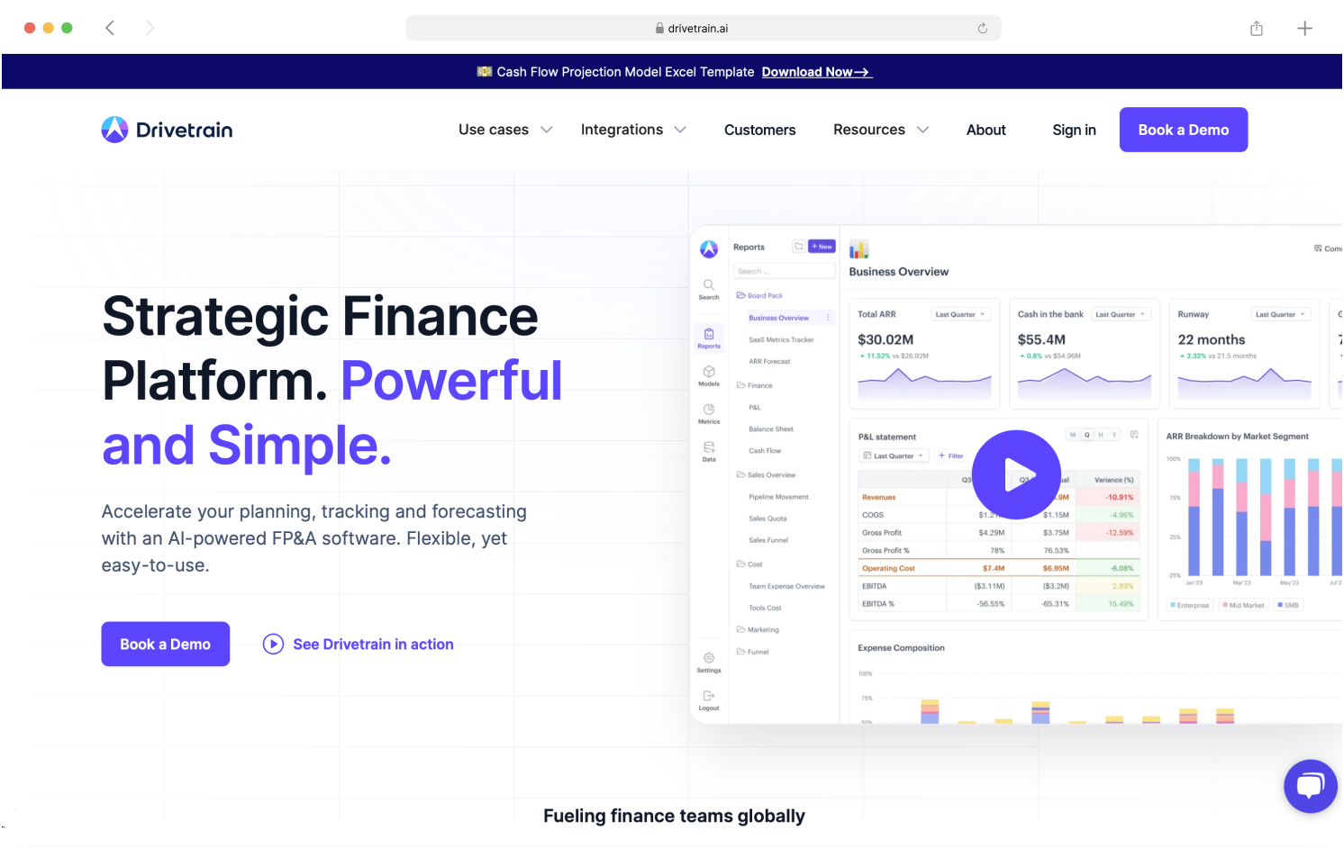Drivetrain SaaS Website Design Showcase